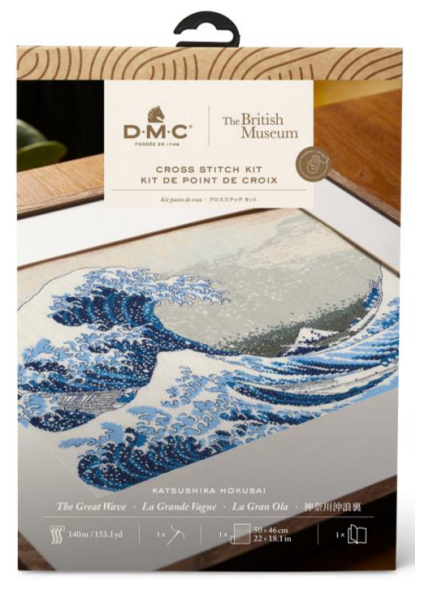 Kit de punto de cruz DMC "La Gran Ola" - BL1145/RE/73