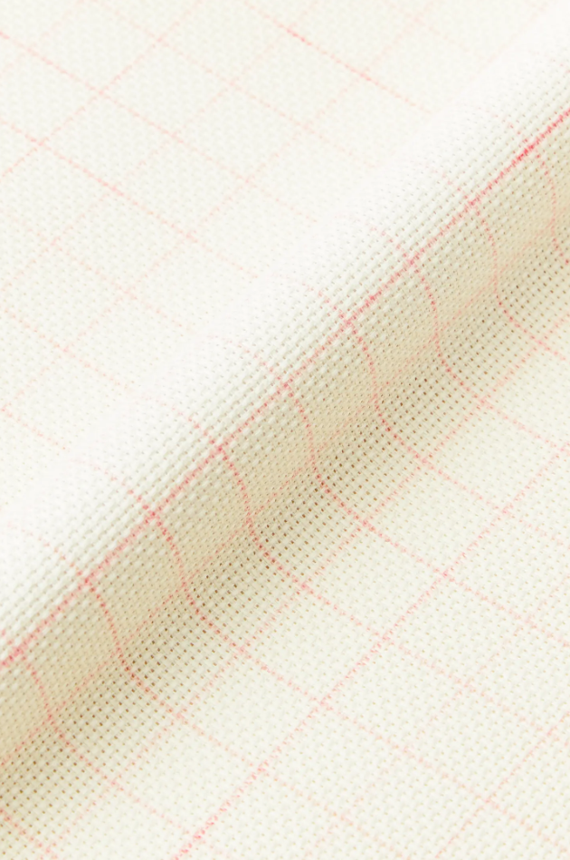 Tela aida 18ct cruda premarcada con cuadrados rojos para bordado fácil y conteo de puntos