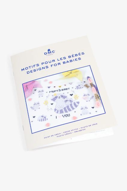 Mini Libro Patrones de Diseños para Bebé en Punto de Cruz - DMC