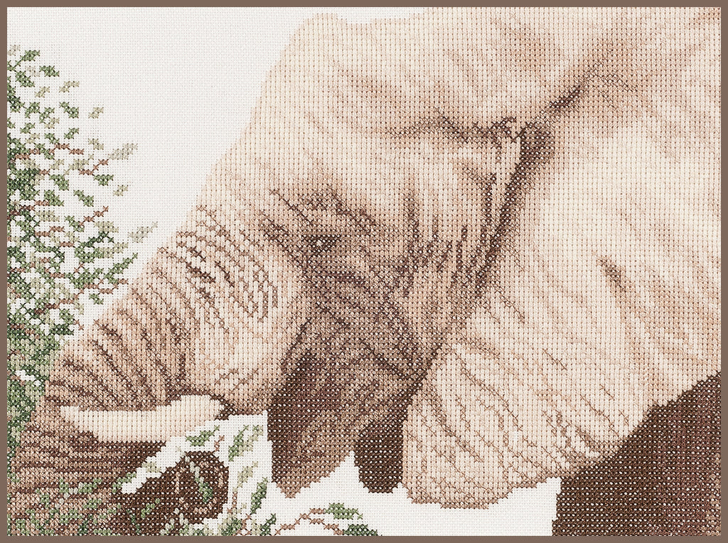 Kit punto de cruz "Eating Elephant" - 35141A