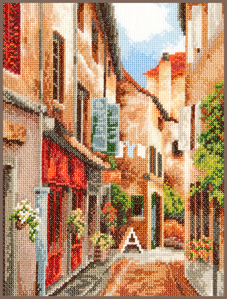 Kit punto de cruz "Alley in the South" - PN0146043