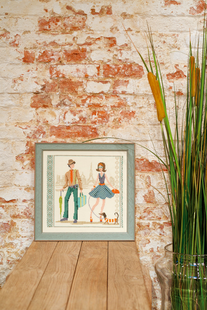 Kit punto de cruz "Vintage in Paris" - PN0149958