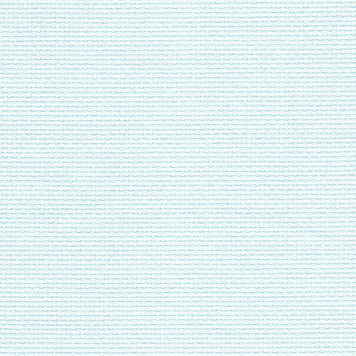 Tela Zweigart Aida 16ct color Azul Hielo 3251/550 para punto de cruz con textura regular de algodón.