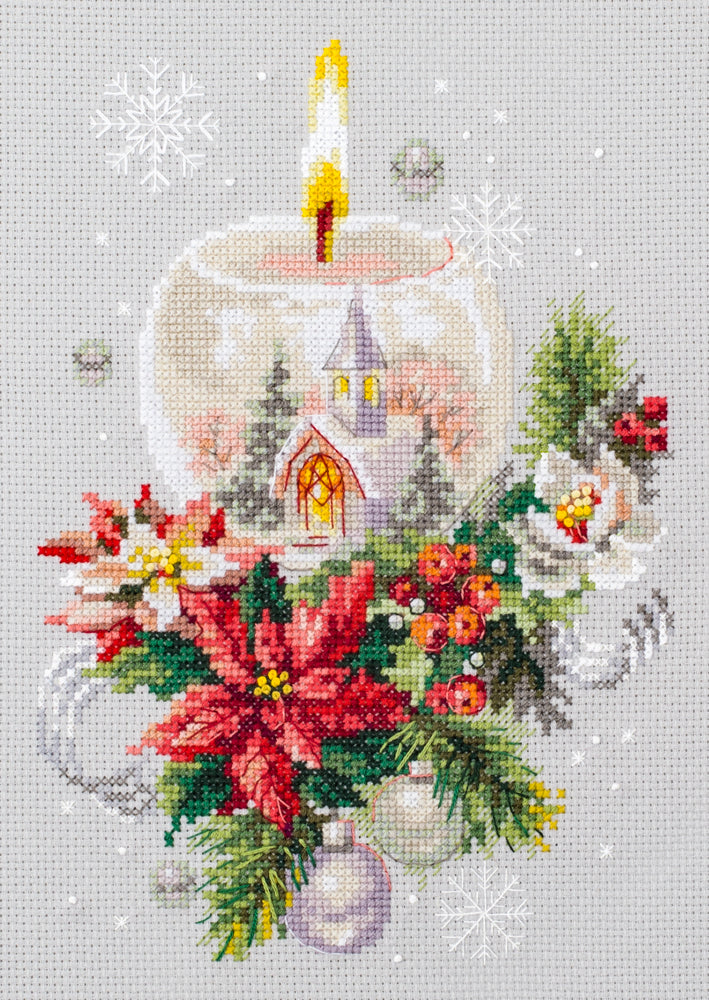 Kit punto de cruz "Сhristmas Candle" 100-231