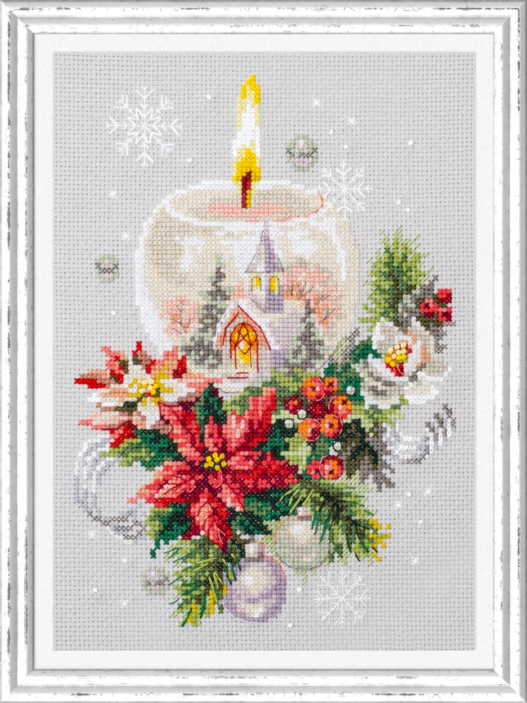 Kit punto de cruz "Сhristmas Candle" 100-231