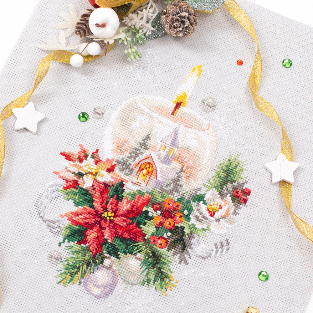 Kit punto de cruz "Сhristmas Candle" 100-231