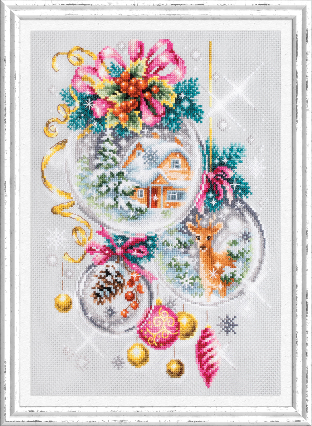 Kit punto de cruz "A Christmas Fairy Tale" 100-247