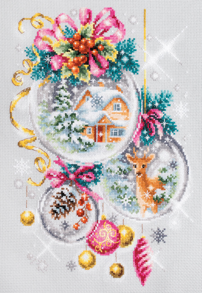 Kit punto de cruz "A Christmas Fairy Tale" 100-247