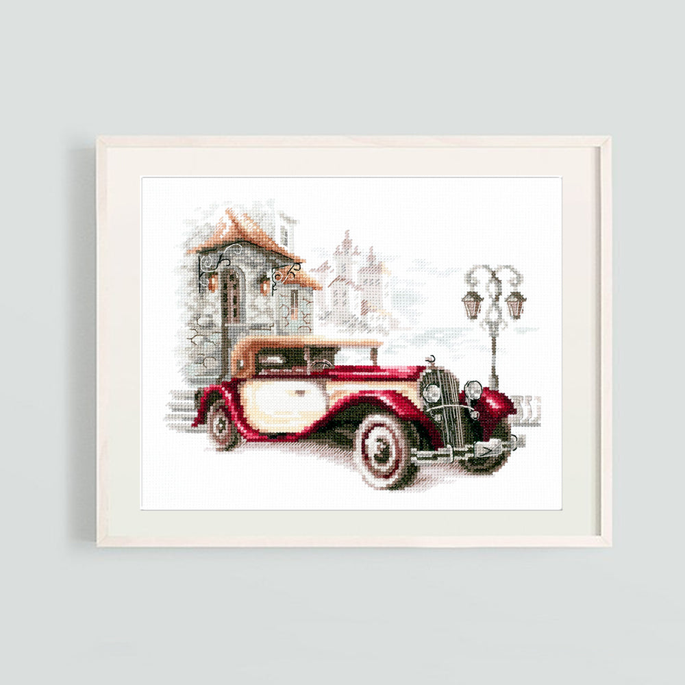 Kit punto de cruz "Retro Cadillac" 110-022
