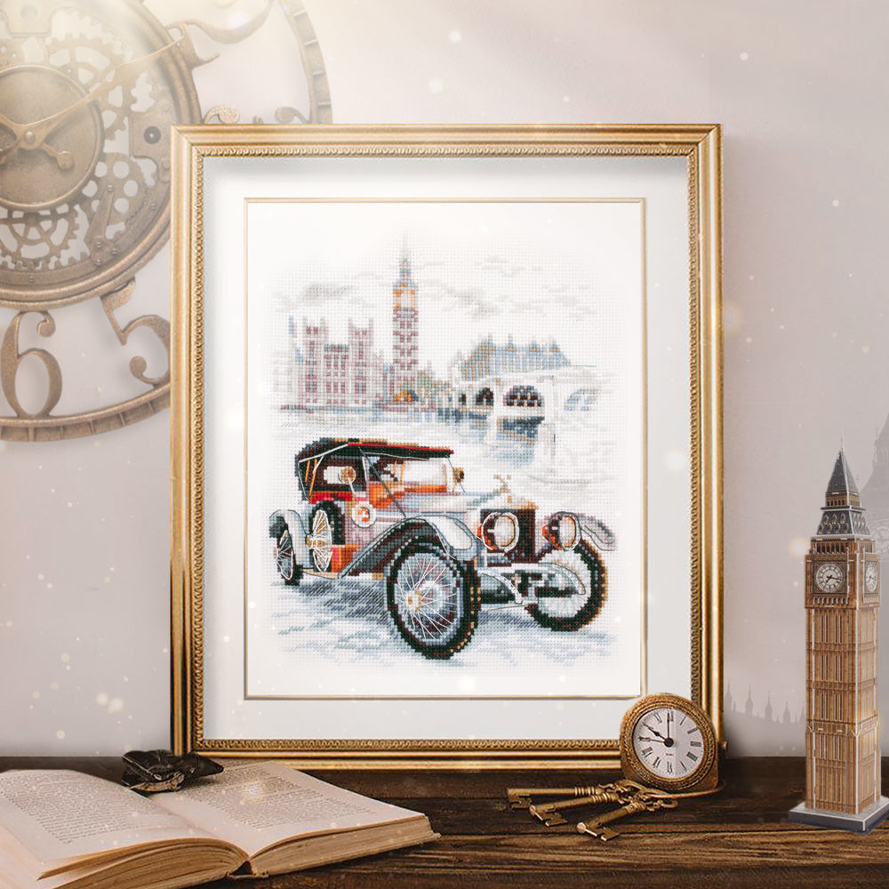 Kit punto de cruz "Retro Style. Britain" 110-025