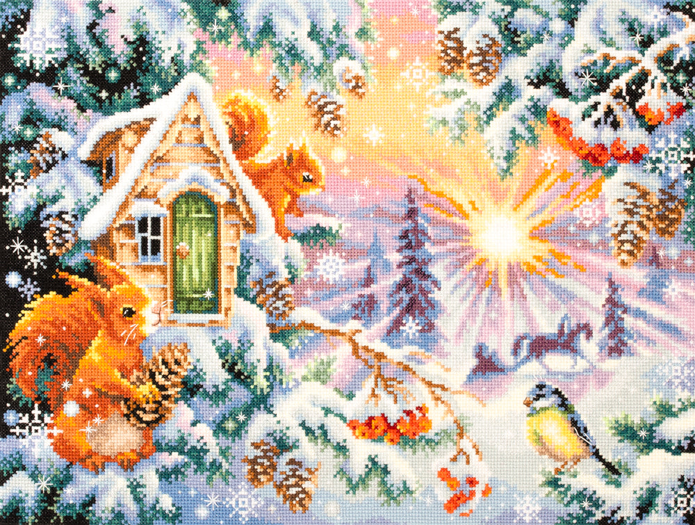 Kit punto de cruz "Winter Morning" 110-700