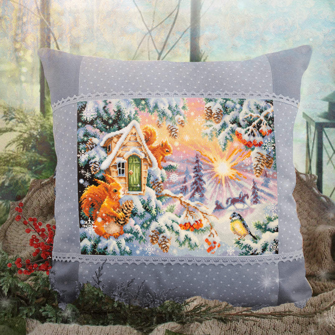 Kit punto de cruz "Winter Morning" 110-700