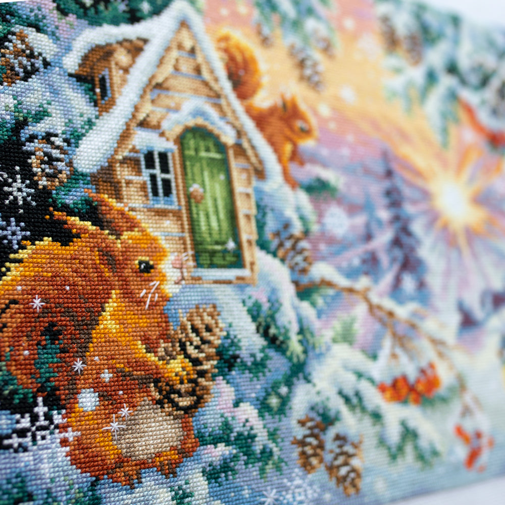 Kit punto de cruz "Winter Morning" 110-700