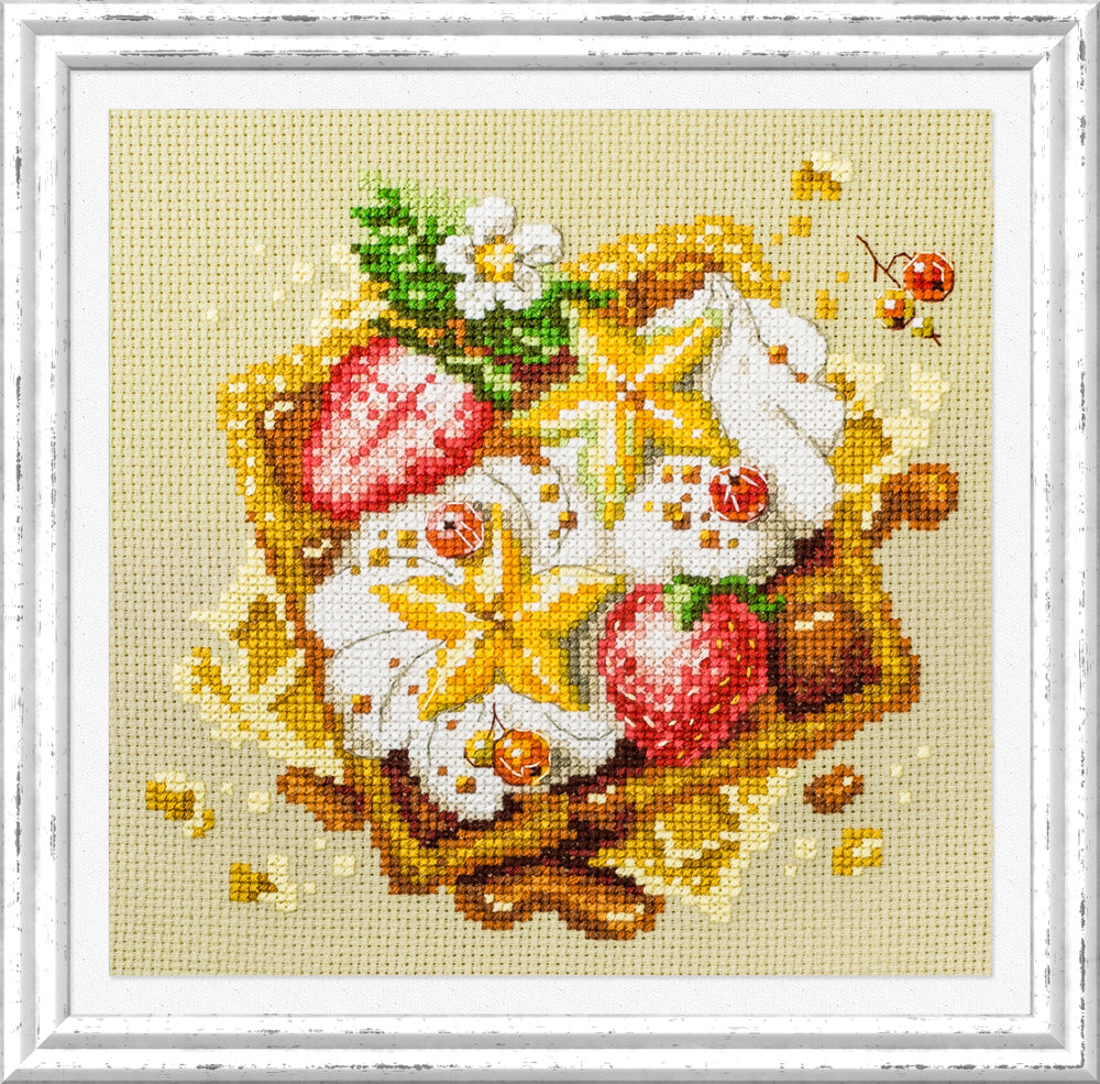 Kit punto de cruz "Viennese Waffles" 120-091