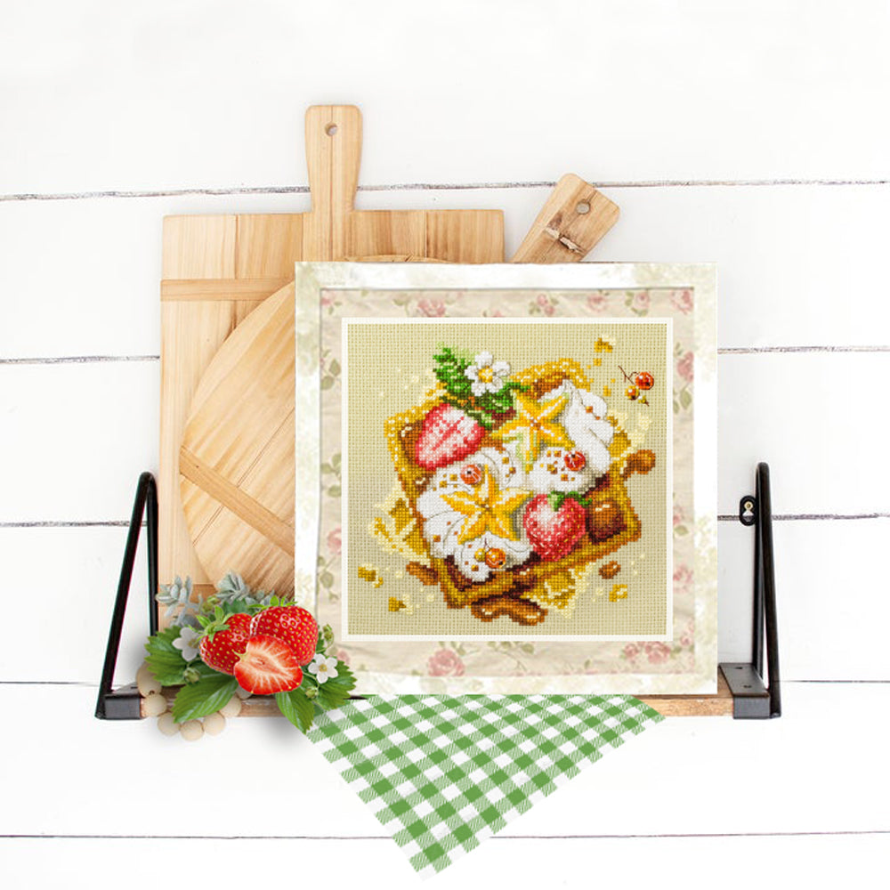 Kit punto de cruz "Viennese Waffles" 120-091
