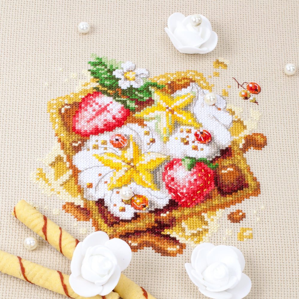 Kit punto de cruz "Viennese Waffles" 120-091