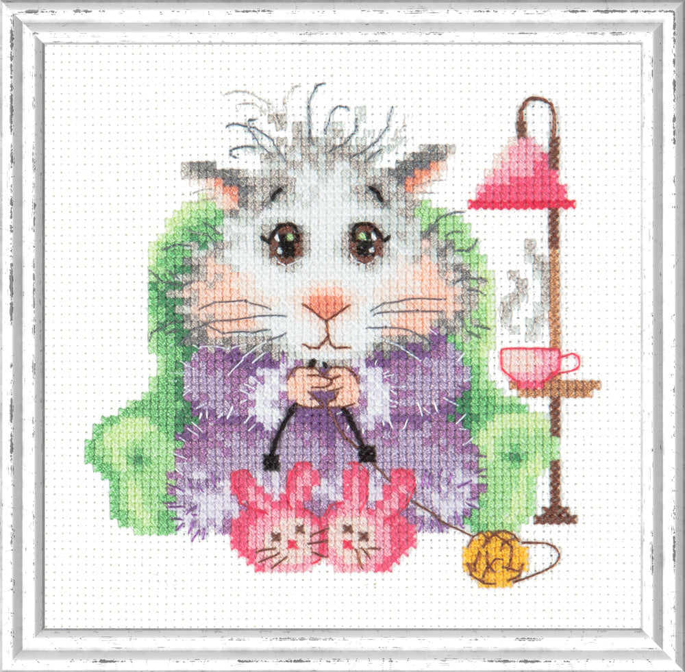 Kit punto de cruz "I knit to order" 18-95