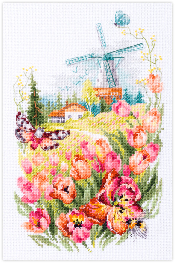 Kit punto de cruz "Tulips of Holland" 210-350