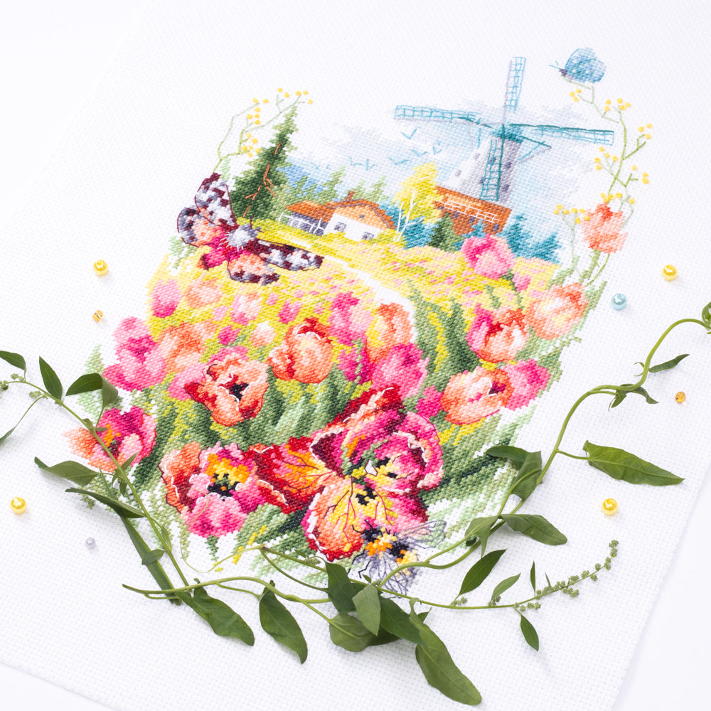 Kit punto de cruz "Tulips of Holland" 210-350