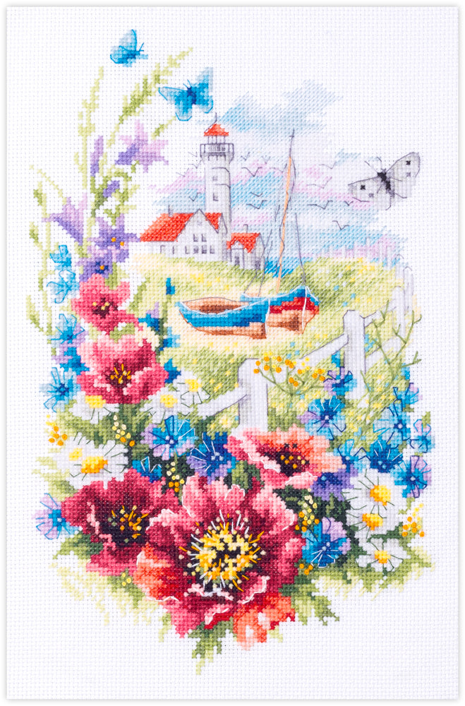 Kreuzstichset „Wilde Blumen der Küste“ 210-351