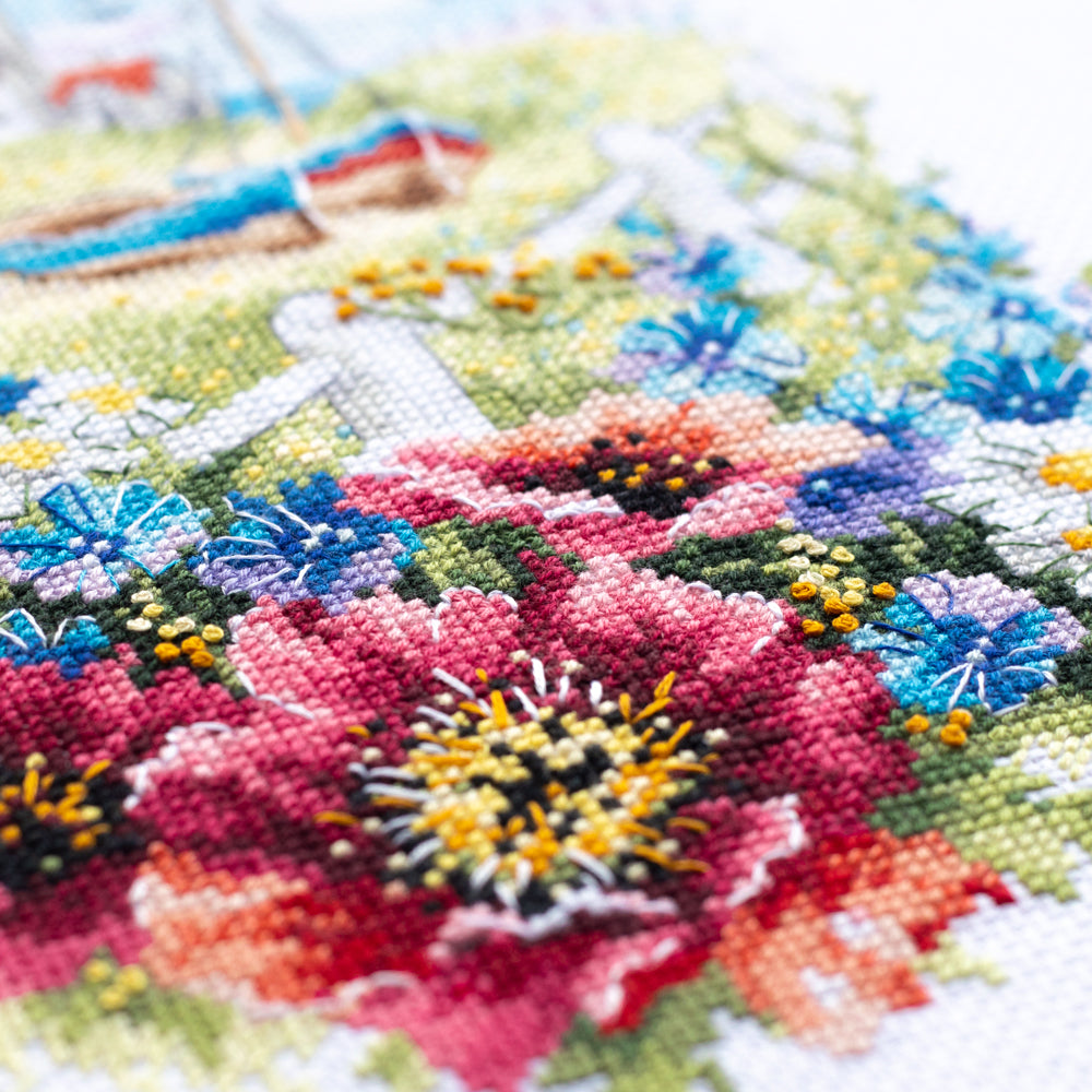 Kreuzstichset „Wilde Blumen der Küste“ 210-351
