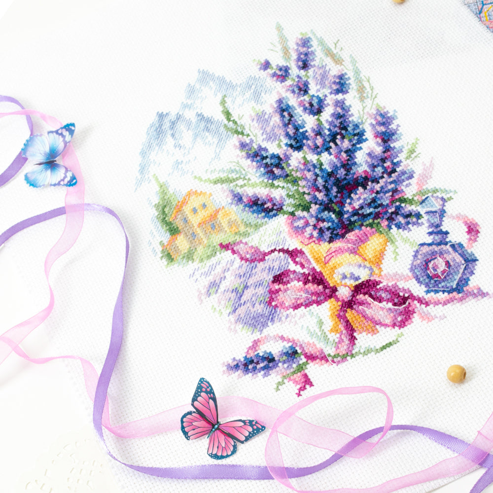 Kit punto de cruz "Mountain Lavender" 219-378