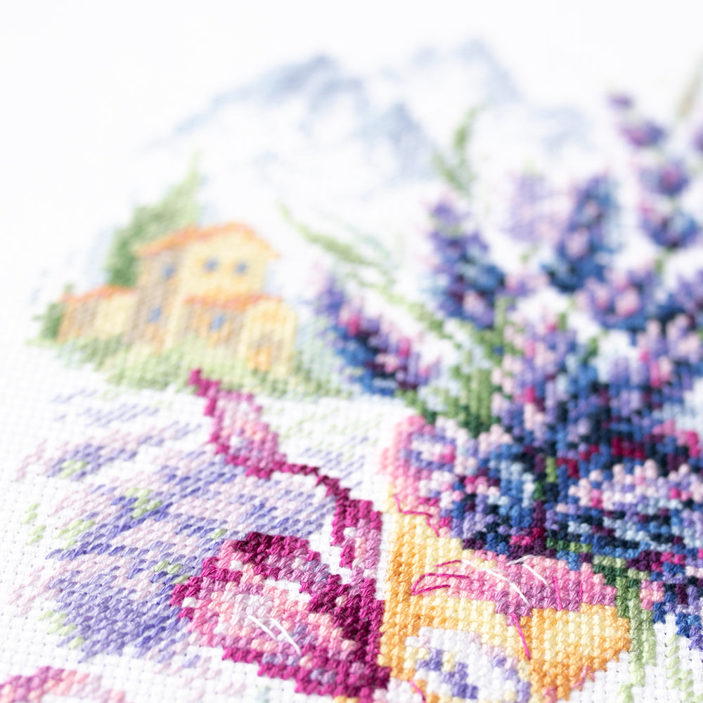 Kit punto de cruz "Mountain Lavender" 219-378