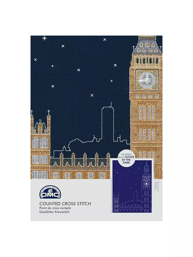 Kit de punto de cruz DMC "Noche en Londres" - BK1723