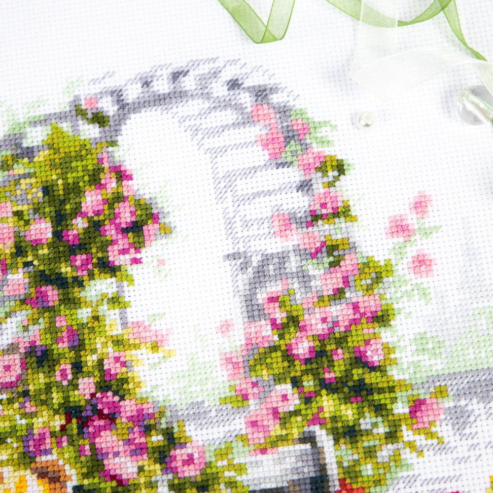 Kit punto de cruz "Retreat Garden" 250-065