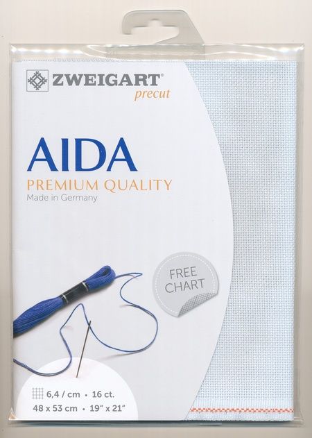 Tela AIDA 16ct Color 101 (Blanco) - Zweigart – ElMundoEnCruz