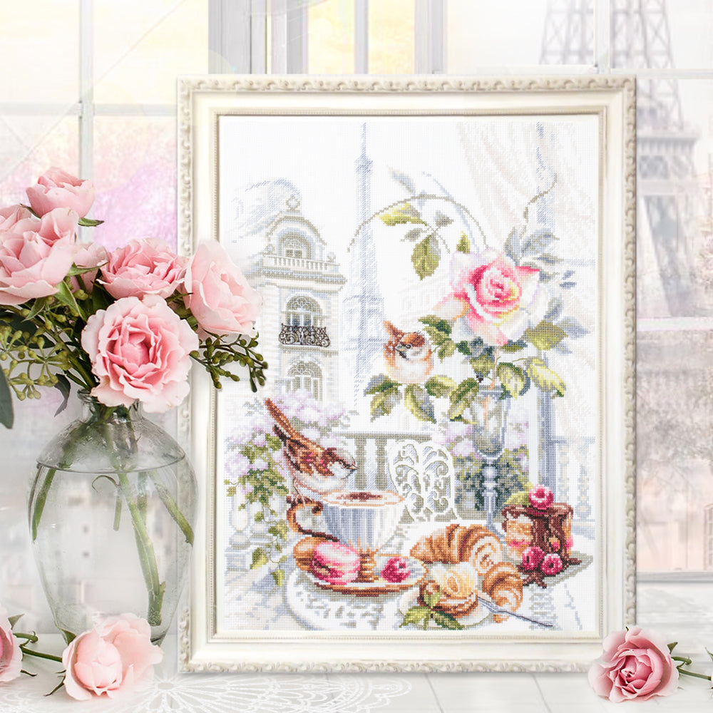 Kit punto de cruz "Parisian Morning" 528-558