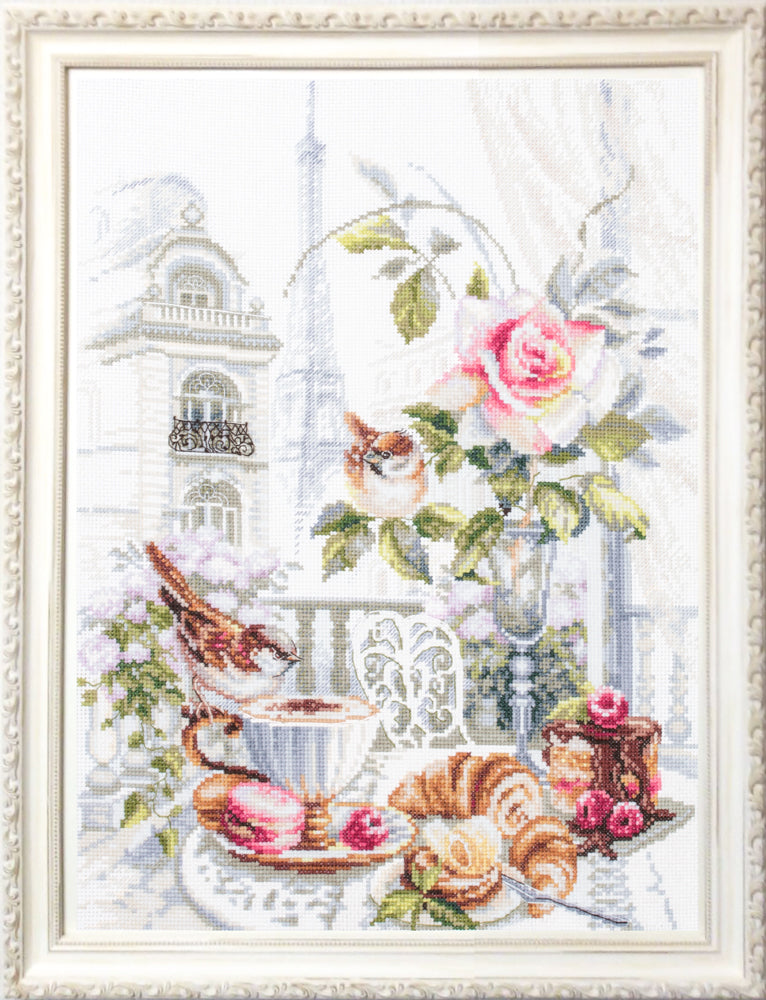 Kit punto de cruz "Parisian Morning" 528-558