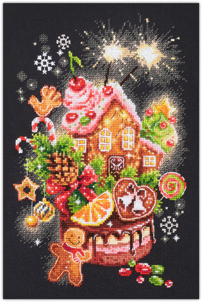Kit ponto cruz "Doces de Natal" 540-673