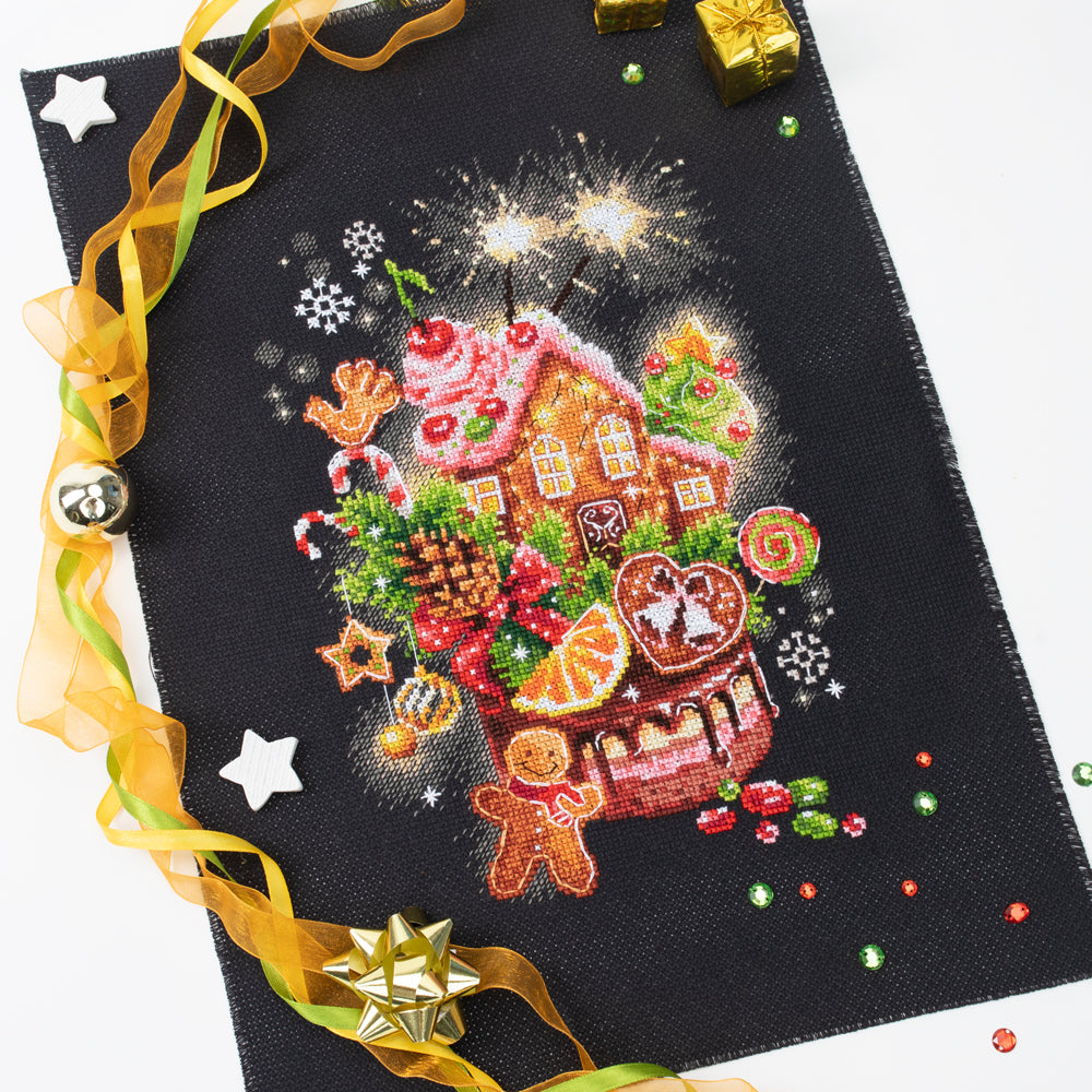 Kit ponto cruz "Doces de Natal" 540-673