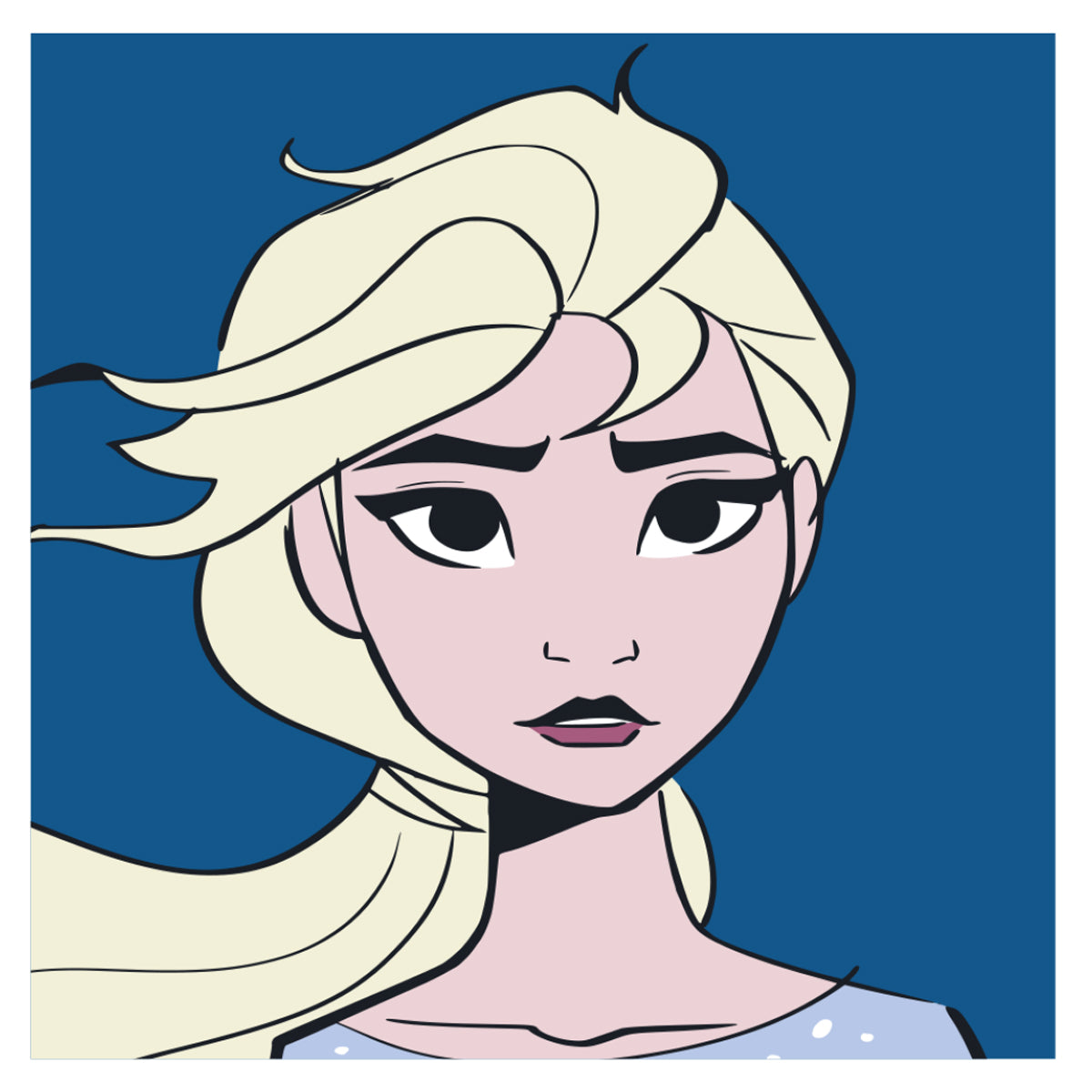 Kit medio punto Disney "Frozen Elsa" - 631 - ElMundoEnCruz