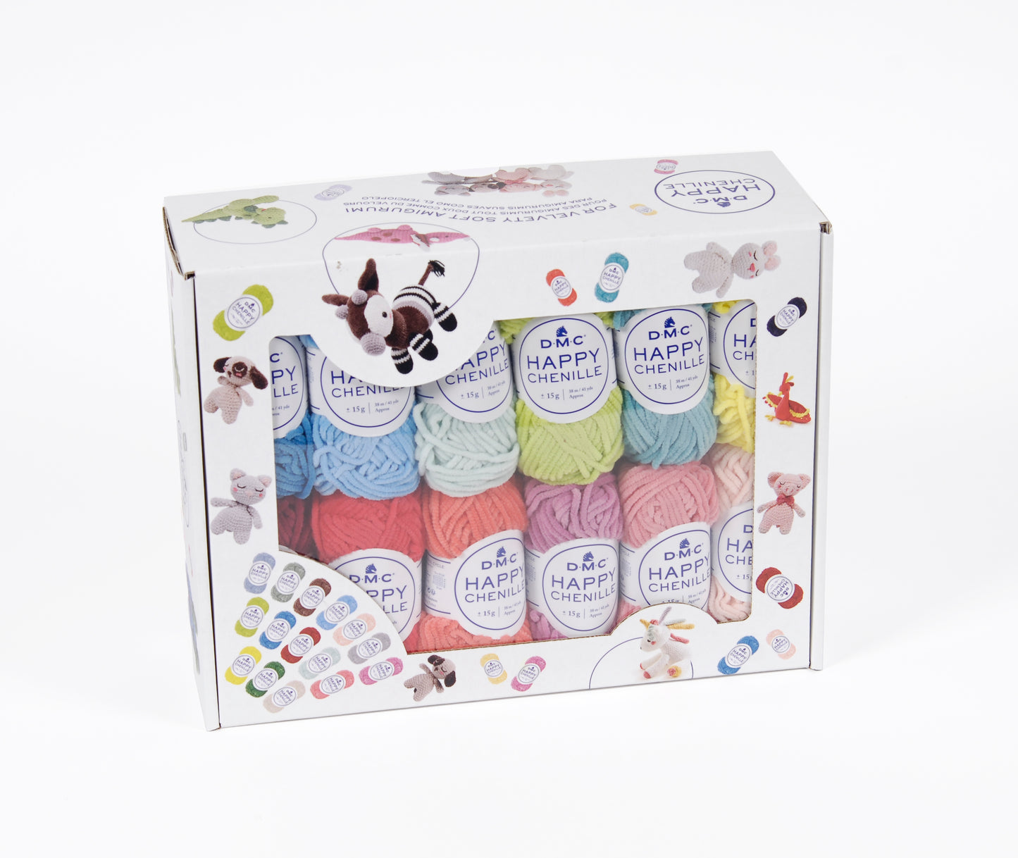 Pack Happy Chenille DMC - Pack de Creación de Amigurumis - 8143ASS