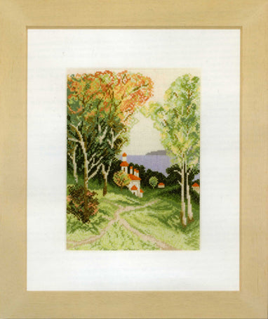 Kit punto de cruz "Country View" - PN0008248