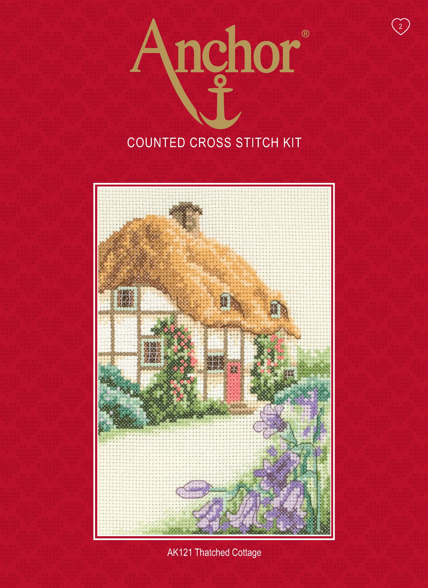 Información Kit Bordado en punto de cruz de cabaña con techo de paja de Anchor