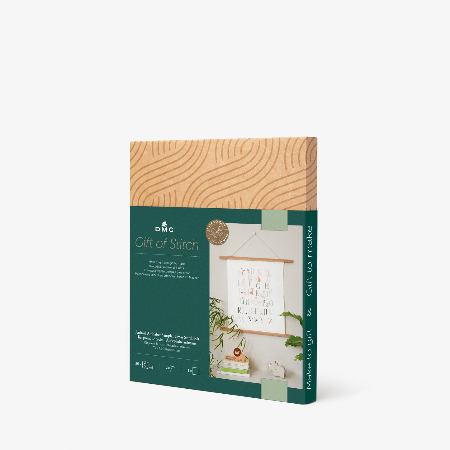 Kit de punto de cruz DMC "Animación Abecedario" - BK1969