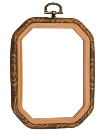 Bastidor "Vintage" Rectangular - 11x15cm - FR2054 - ElMundoEnCruz