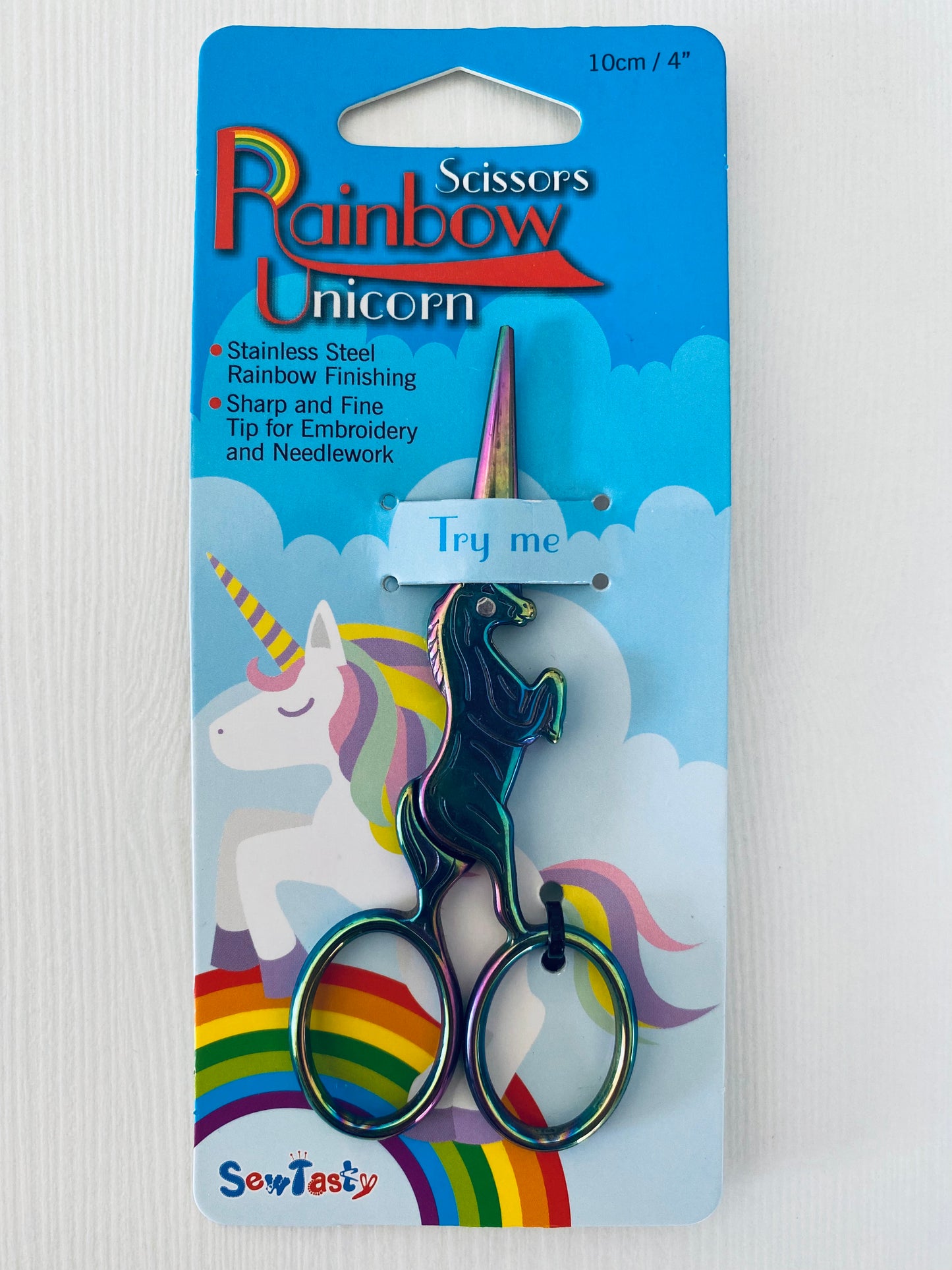 Tijeras Unicornio Arcoíris - B4717 - ElMundoEnCruz