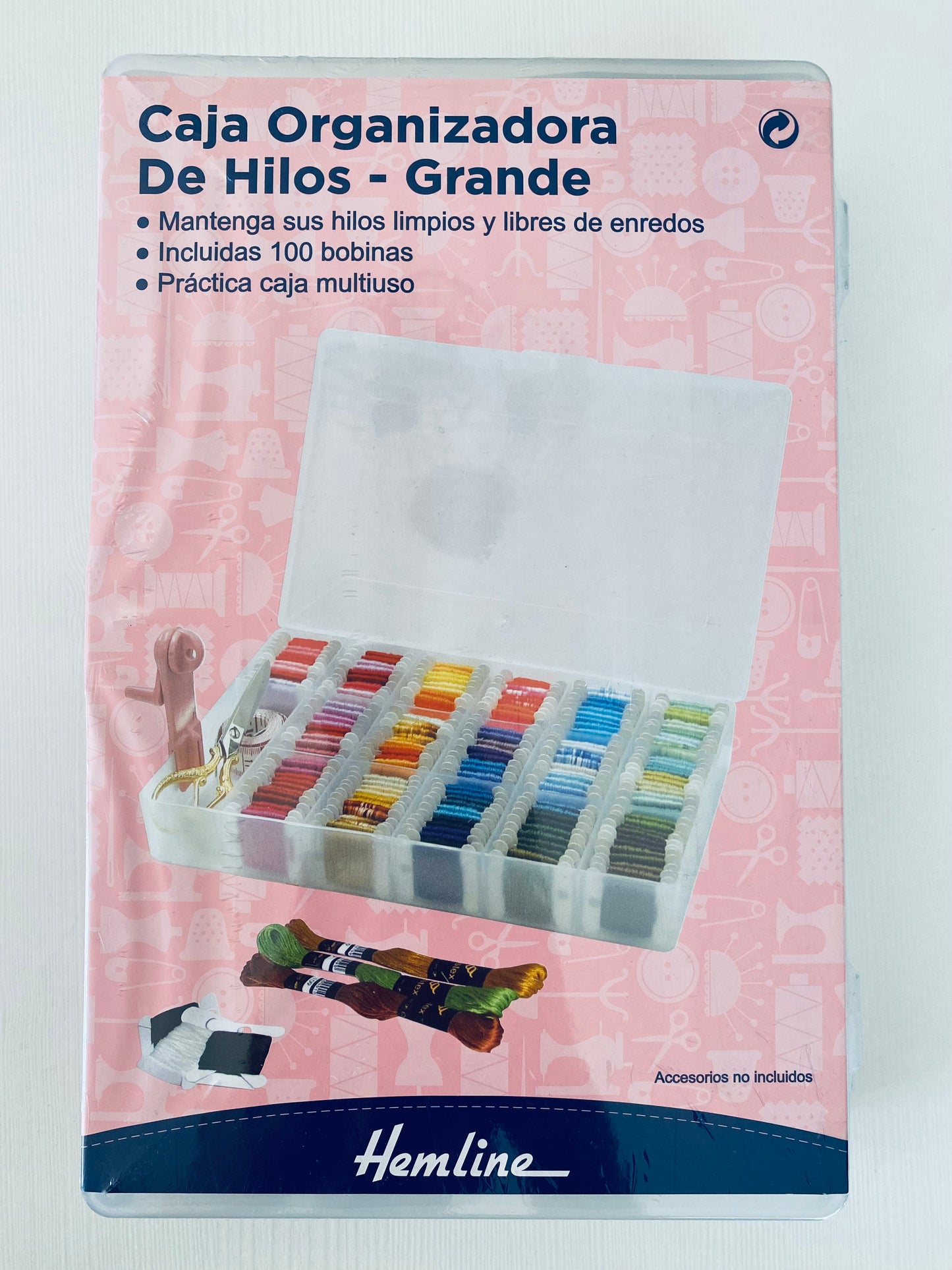 Caja Organizadora de Hilos "Grande" - Hemline - ElMundoEnCruz
