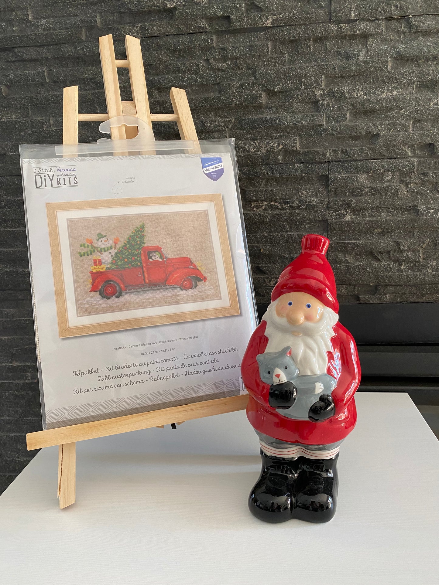 Kit punto de cruz "Camión navideño" - PN0166616 - ElMundoEnCruz