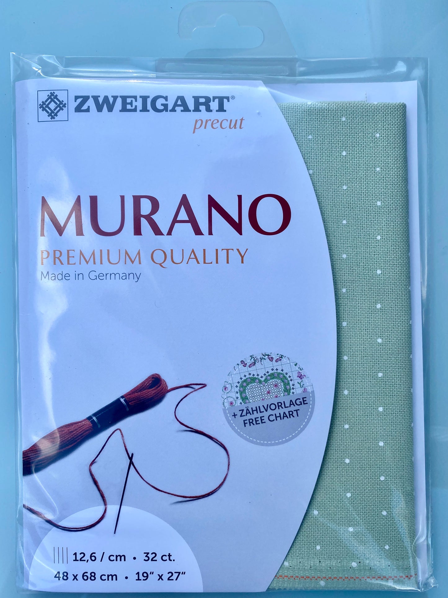 Tela precortada Murano Zweigart 32ct - Color 6349