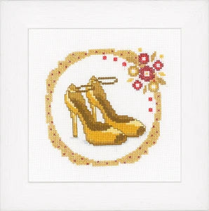 Kit punto de cruz "Yellow Pumps" - PN0147019
