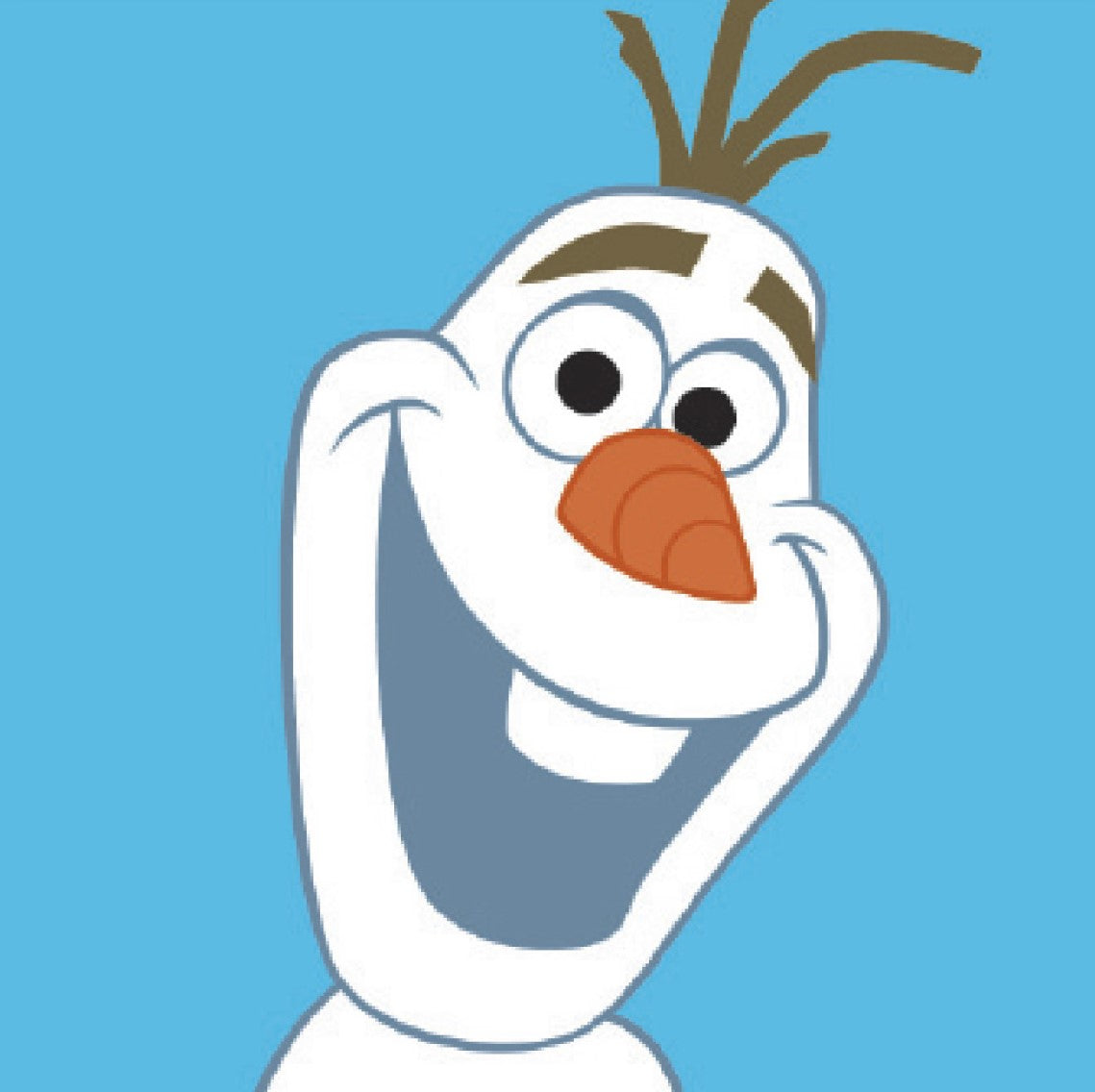 Kit medio punto Disney "Frozen Olaf" - 591 - ElMundoEnCruz