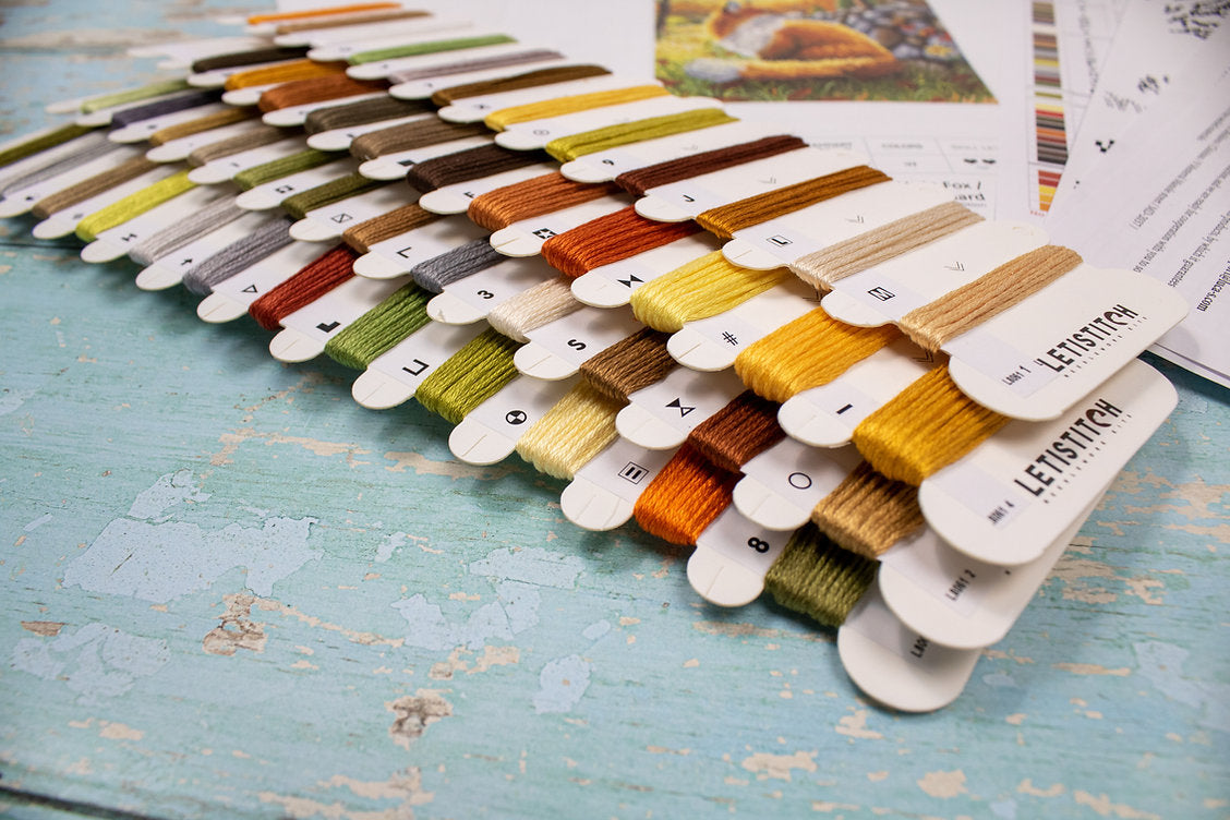 Kit punto de cruz "A Friend for Little Fox" - L8061