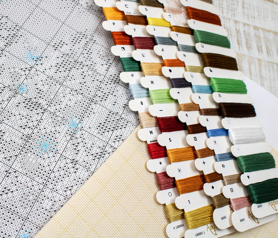 Kit de Punto de Cruz Letistitch "Cozy Christmas" - L8009