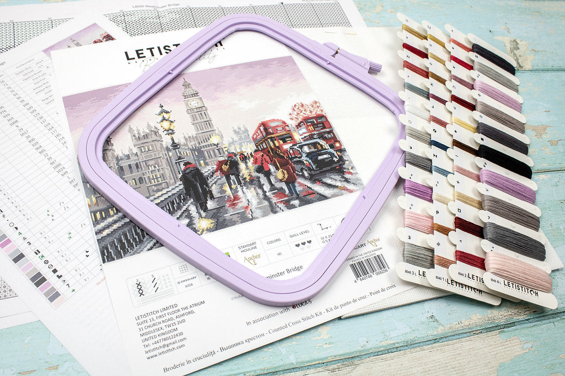 Kit de Punto de Cruz Letistitch "Westminster Bridge" - L8040