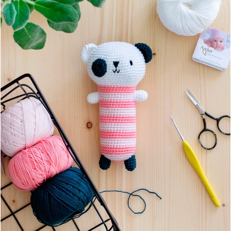 Panda de crochet muñeco infantil para niños de Anchor